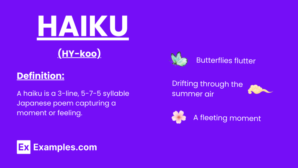 Haiku Examples